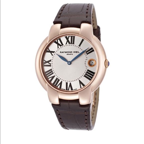Raymond Weil Jewelry - Raymond Weil Jasmine Gold-Tone leather watch
